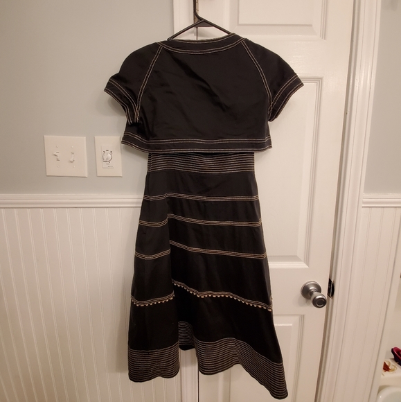 PS...Style Black Dress with Detailing Size 6 - Picture 5 of 10